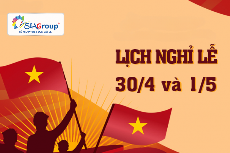 Lịch nghỉ lễ 30/4 và 1/5/2024